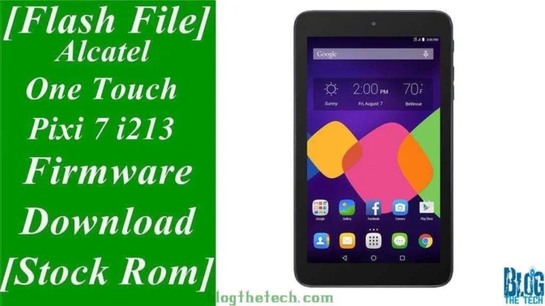[Flash File] Alcatel One Touch Pixi 7 i213 Firmware Download [Stock ROM]