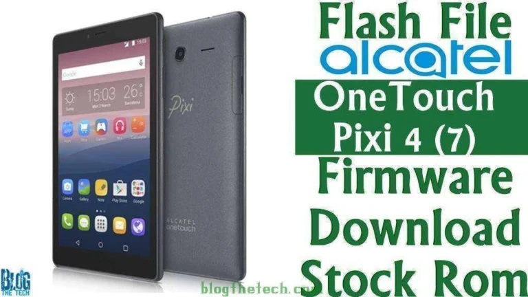 [Flash File] Alcatel OneTouch Pixi 4 (7) 9003X Firmware Download [Stock ROM]