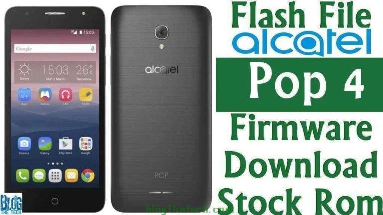 [Flash File] Alcatel Pop 4 5051X Firmware Download [Stock ROM]