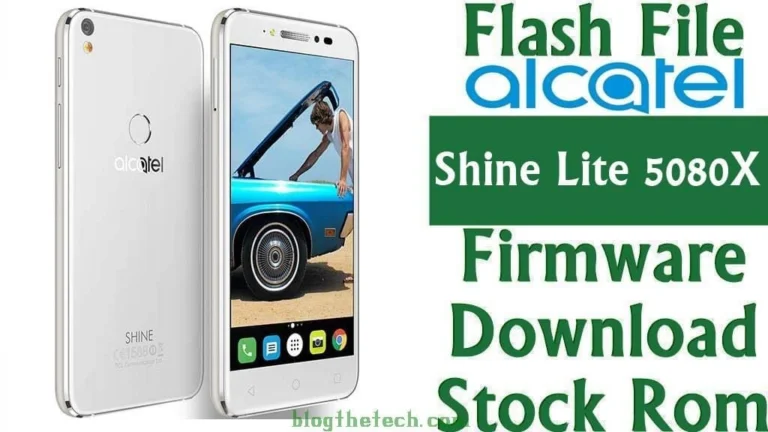 [Flash File] Alcatel Shine Lite 5080X Firmware Download [Stock ROM]