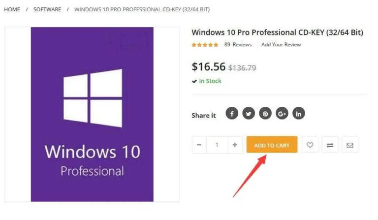 Microsoft Windows 10 Professional under 12 USD & Free shipping!