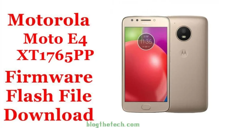 [Flash File] Motorola Moto E4 XT1765PP Firmware Download [Stock ROM]