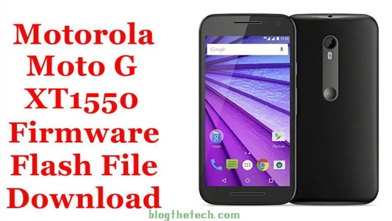 [Flash File] Motorola Moto G XT1550 Firmware Download [Stock ROM]