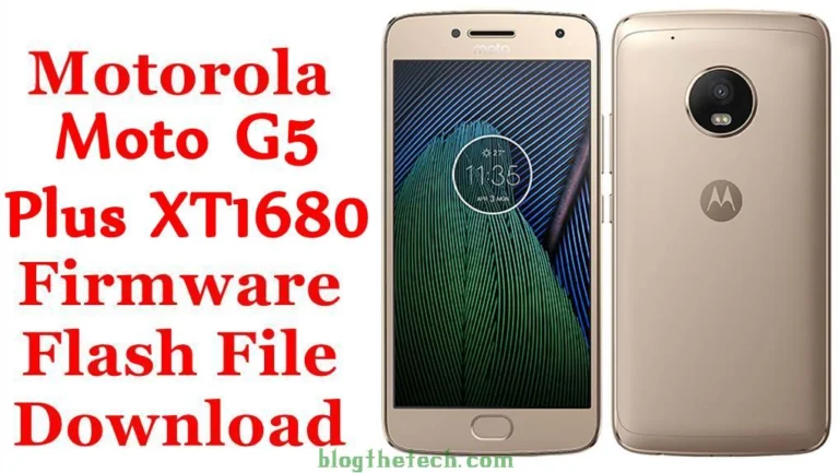[Flash File] Motorola Moto G5 Plus XT1680 Firmware Download [Stock ROM]