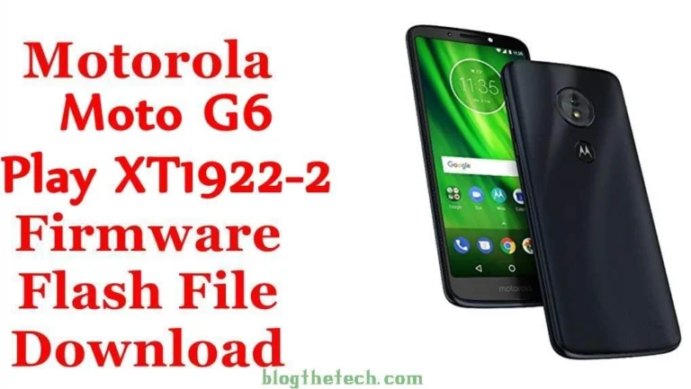 [Flash File] Motorola Moto G6 Play XT1922-2 Firmware Download [Stock ROM]