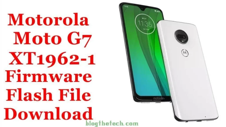 [Flash File] Motorola Moto G7 XT1962-1 Firmware Download [Stock ROM]