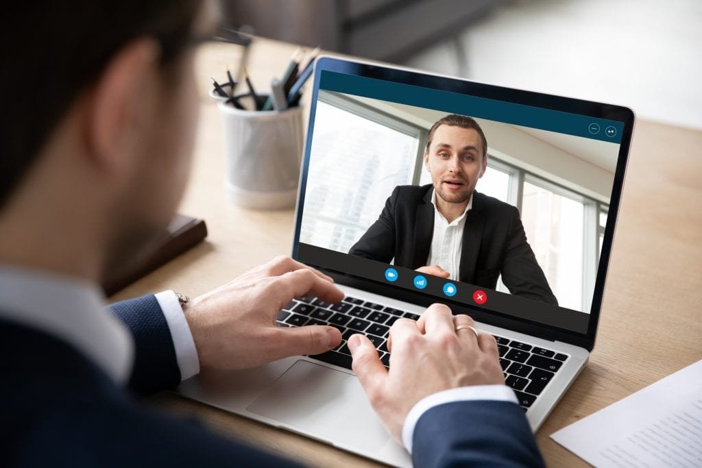 Set up a video interview