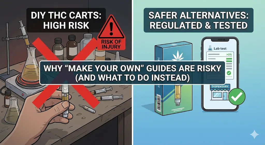 DIY THC Vape Cartridges: Why “Make Your Own” Guides Are Risky (and what to do instead)