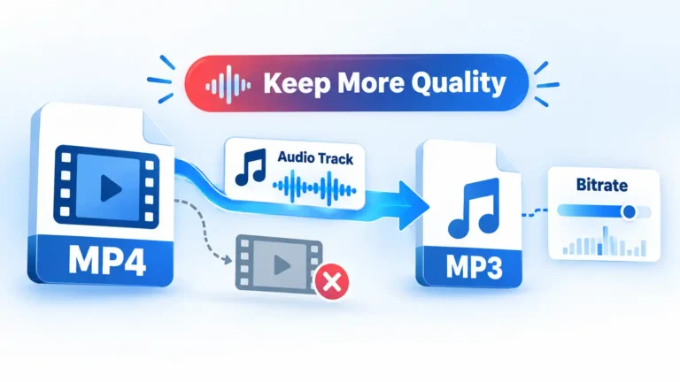 How to Convert MP4 to MP3 Without Unnecessary Quality Loss