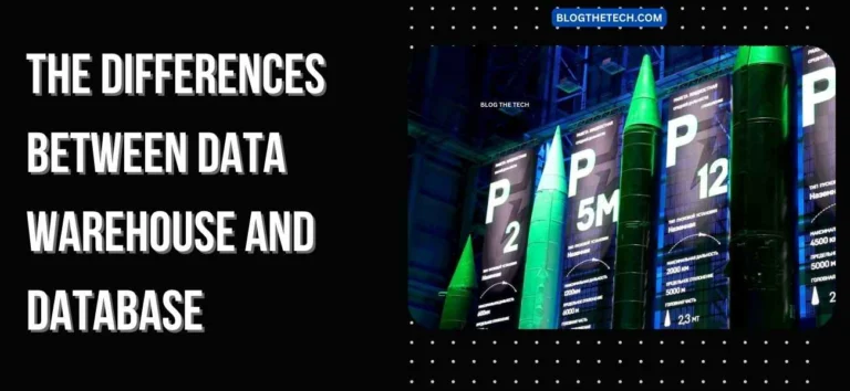 The Differences between data warehouse and database