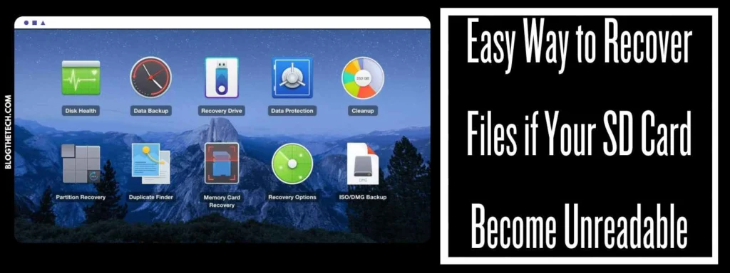 Easy Way to Recover Files if Your SD Card Become Unreadable