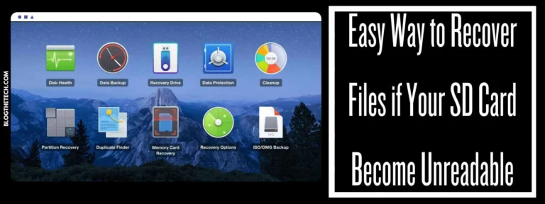 Easy Way to Recover Files if Your SD Card Become Unreadable