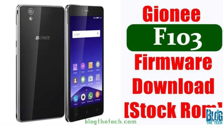 [Flash File] Gionee F103 Firmware Download [Stock ROM]