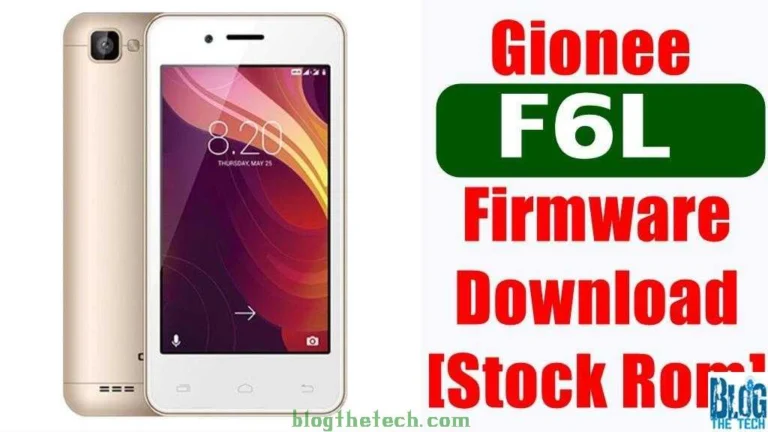 [Flash File] Gionee F6L Firmware Download [Stock ROM]