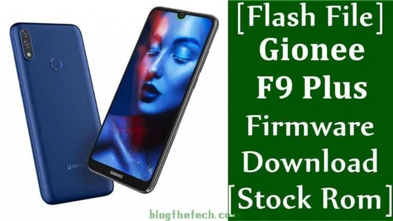 [Flash File] Gionee F9 Plus Firmware Download [Stock ROM]