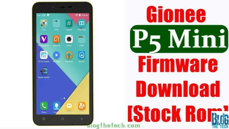 [Flash File] Gionee P5 Mini Firmware Download [Stock ROM]