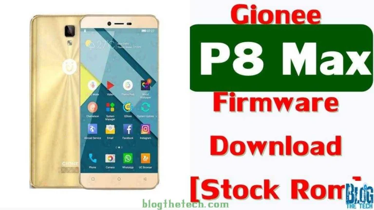 [Flash File] Gionee P8 Max Firmware Download [Stock ROM]