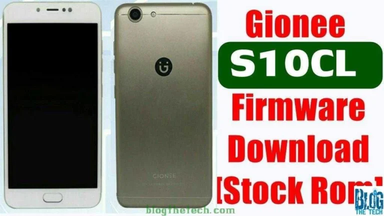 [Flash File] Gionee S10CL Firmware Download [Stock ROM]