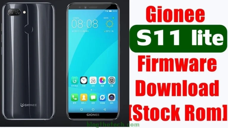 [Flash File] Gionee S11 lite Firmware Download [Stock ROM]