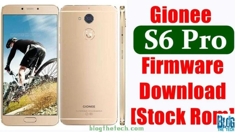 [Flash File] Gionee S6 Pro Firmware Download [Stock ROM]