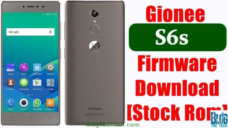[Flash File] Gionee S6s Firmware Download [Stock ROM]