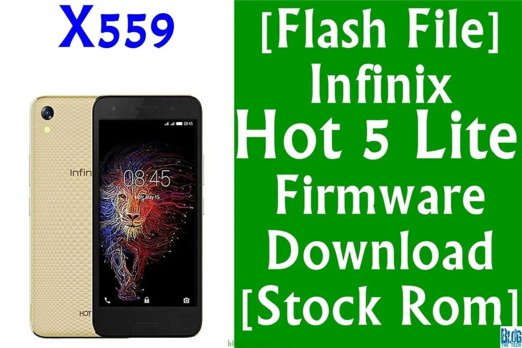 [Flash File] Infinix Hot 5 Lite X559 Firmware Download [Stock ROM]