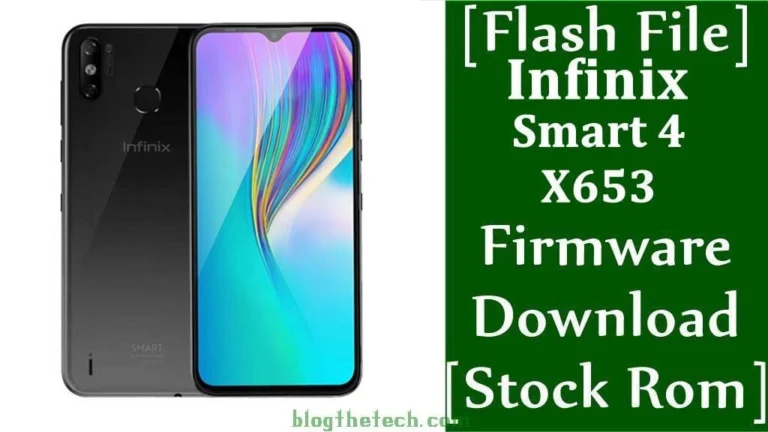 [Flash File] Infinix Smart 4 X653 Firmware Download [Stock ROM]