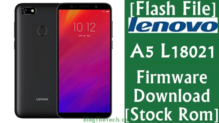 [Flash File] Lenovo A5 L18021 Firmware Download [Stock ROM]
