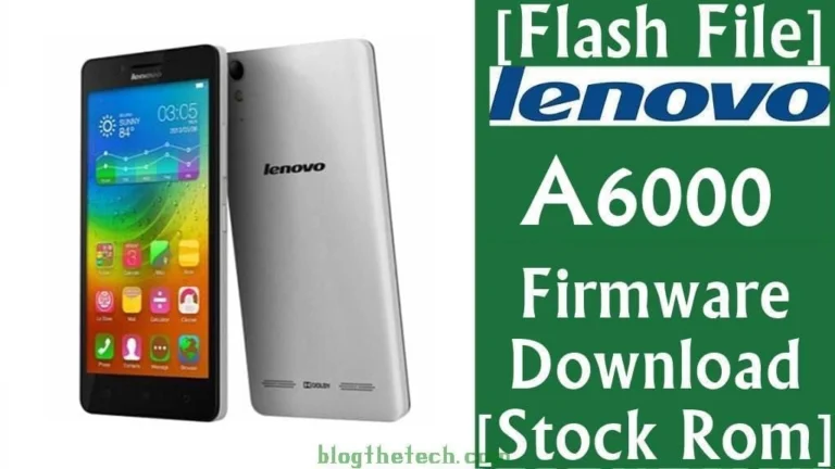 [Flash File] Lenovo A6000 Firmware Download [Stock ROM]