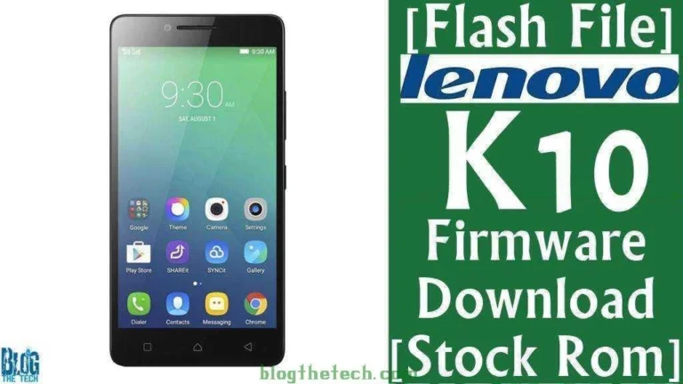 [Flash File] Lenovo K10 K10E70 Firmware Download [Stock ROM]
