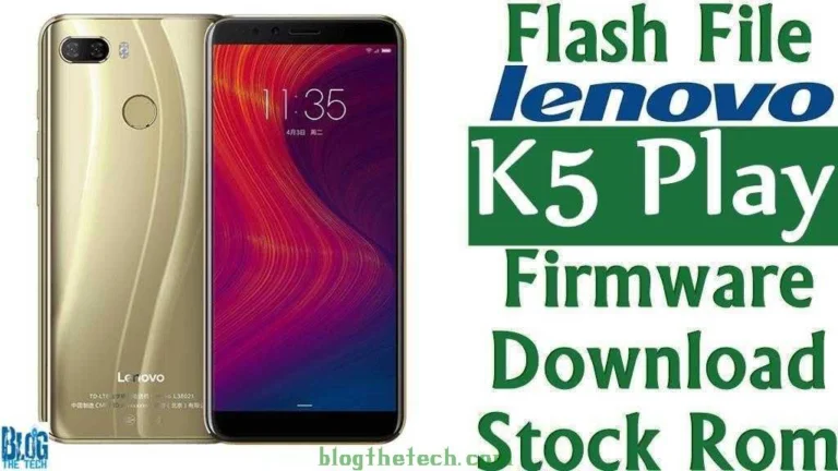 [Flash File] Lenovo K5 Play L38011 Firmware Download [Stock ROM]