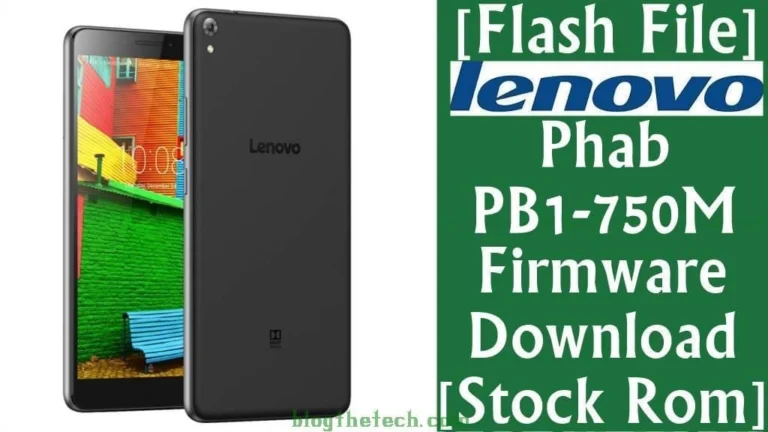 [Flash File] Lenovo Phab PB1-750M Firmware Download [Stock ROM]