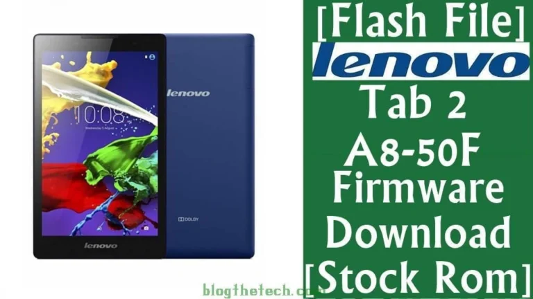 [Flash File] Lenovo Tab 2 A8-50F Firmware Download [Stock ROM]