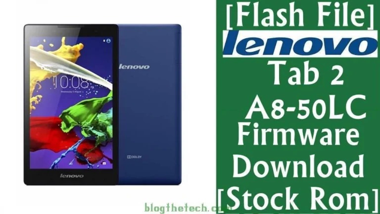 [Flash File] Lenovo Tab 2 A8-50LC Firmware Download [Stock ROM]