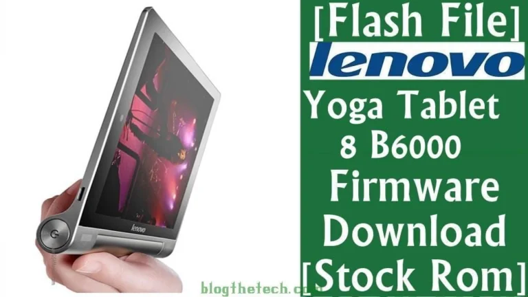 [Flash File] Lenovo Yoga Tablet 8 B6000 Firmware Download [Stock ROM]