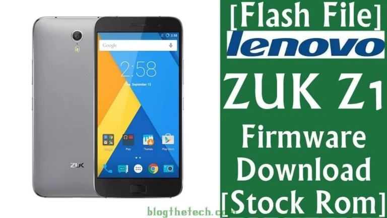 [Flash File] Lenovo ZUK Z1 Firmware Download [Stock ROM]