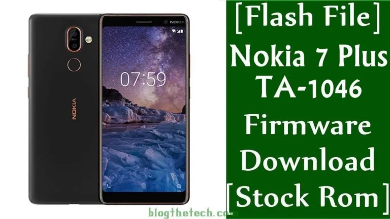 [Flash File] Nokia 7 Plus TA-1046 Firmware Download [Stock ROM]