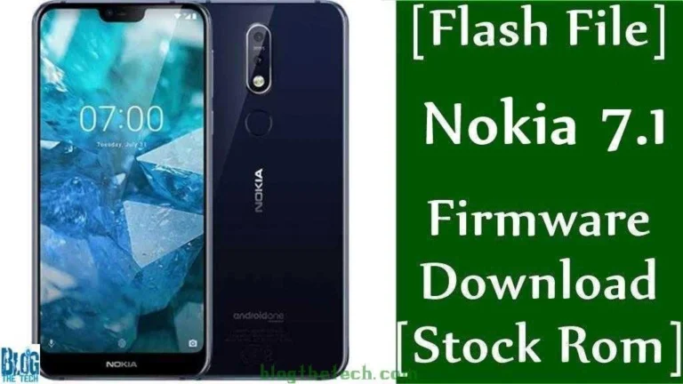 [Flash File] Nokia 7.1 Firmware Download [Stock ROM] [Pie]