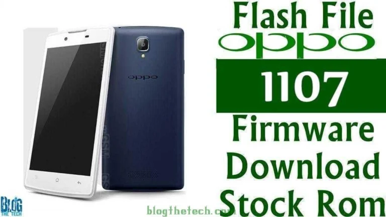 [Flash File] Oppo 1107 Firmware Download [Stock ROM]