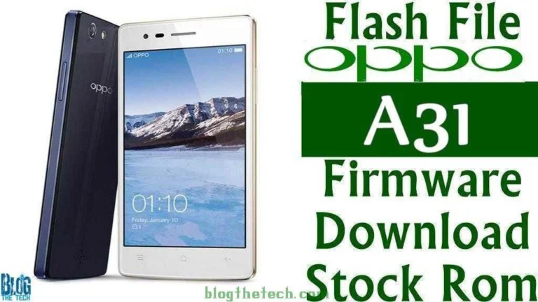 [Flash File] Oppo A31 Firmware Download [Stock ROM]