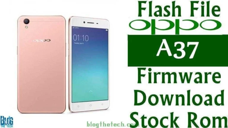 [Flash File] Oppo A37T Firmware Download [Stock ROM]