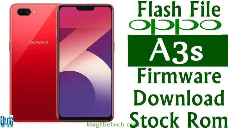 [Flash File] Oppo A3S CPH1853 Firmware Download [Stock ROM]