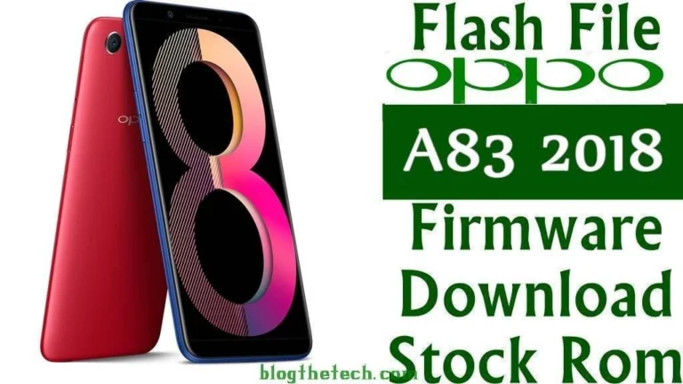 [Flash File] Oppo A83 2018 CPH1729 Firmware Download [Stock ROM]