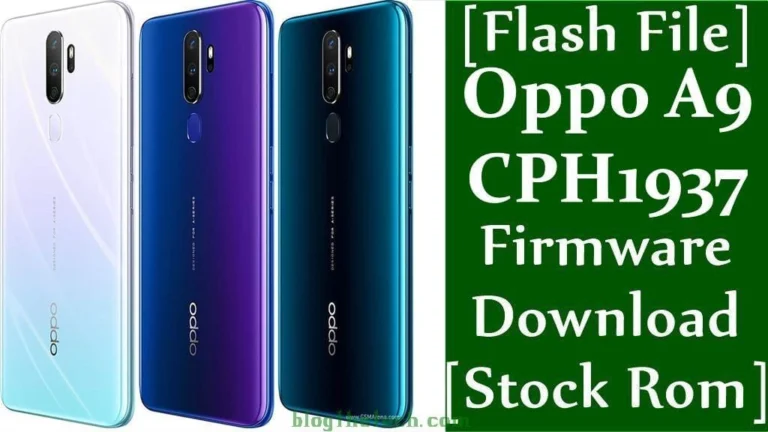 [Flash File] Oppo A9 2020 CPH1937 Firmware Download [Stock ROM]