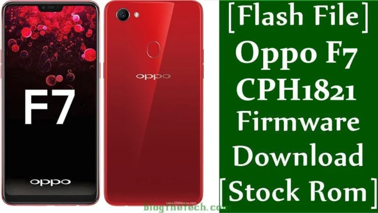 [Flash File] Oppo F7 CPH1821 Firmware Download [Stock ROM]