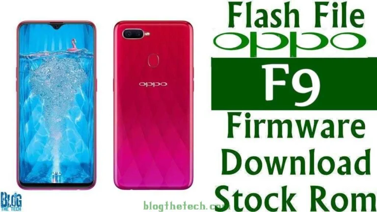 [Flash File] Oppo F9 CPH1825 Firmware Download [Stock ROM]