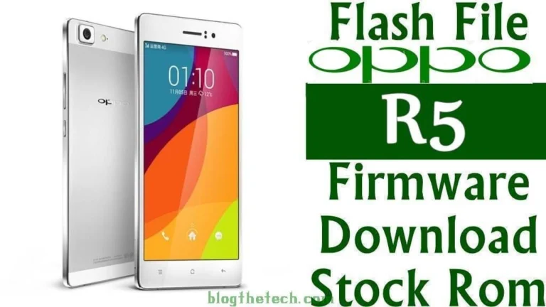 [Flash File] Oppo R5 R8106 Firmware Download [Stock ROM]