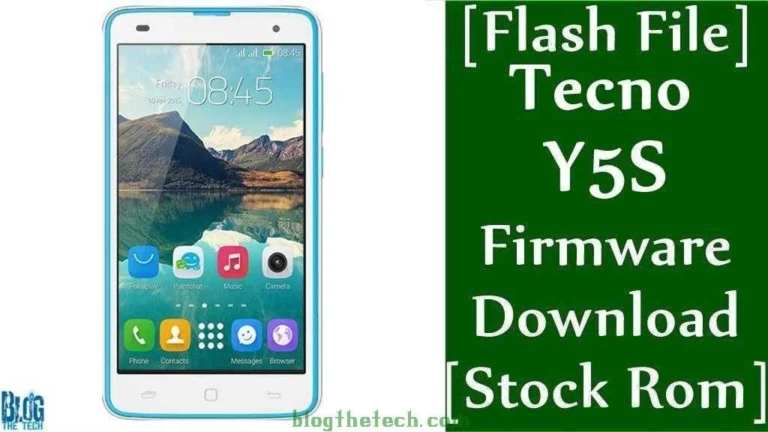 [Flash File] Tecno Y5S Firmware Download [Stock ROM]