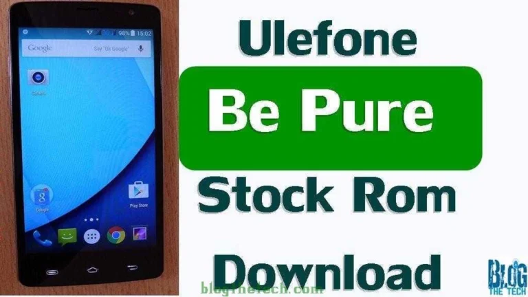 [Flash File] Ulefone Be Pure Firmware Download [Stock ROM]