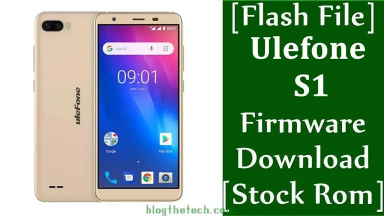 [Flash File] Ulefone S1 Firmware Download [Stock ROM]